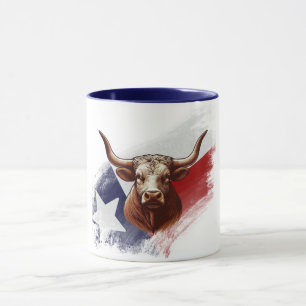 Mug Vache longhorne du Texas