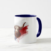 Mug Vache longhorne du Texas (Devant droit)