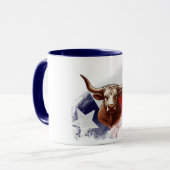 Mug Vache longhorne du Texas (Devant gauche)