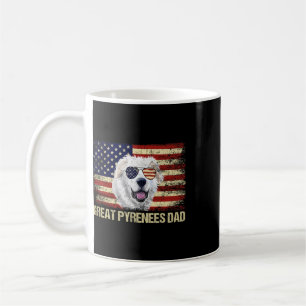Mug Vache mignonne 4 juillet floral Usa Vache patrioti