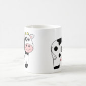 Mug Vache mignonne à bande dessinée (Centre)