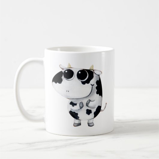 Mug Vache mignonne à bébé (Gauche)