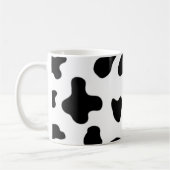 Mug Vache moderne belle noire et blanche (Gauche)