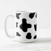 Mug Vache moderne belle noire et blanche (Gauche)