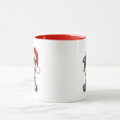Mug Vache Noël Animaux d'hiver Vaches de vacances (Centre)