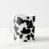 Mug Vache Noire Et Blanche Cacher Motif De Fourrure (Devant gauche)