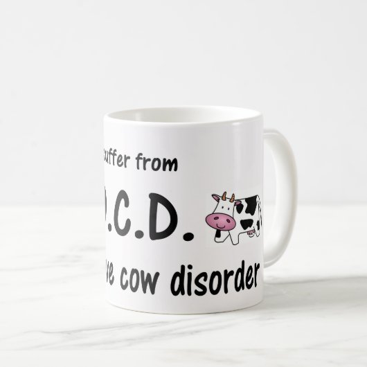 Mug Vache OCD (Devant droit)