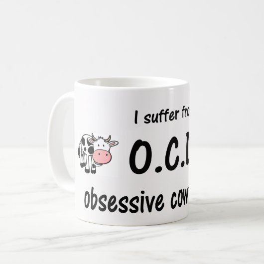 Mug Vache OCD (Devant gauche)