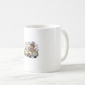 Mug Vache patriotique conception vectorielle camion 4 (Devant droit)