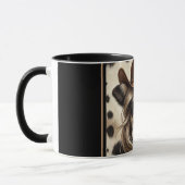 Mug Vache paysanne blonde drôle (Gauche)