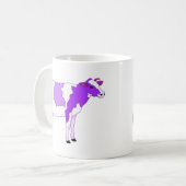 Mug Vache pourpre en pastel (Devant gauche)