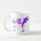 Mug Vache pourpre en pastel (Gauche)