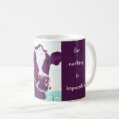 Mug Vache pourpre très probablement contemplant la (Devant droit)