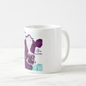 Mug Vache pourpre très probablement contemplant le vol (Devant droit)