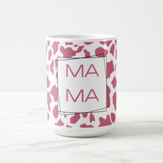 Mug Vache rose imprimée “MAMA” (Centre)