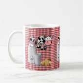 Mug Vache Rouge Pain Pâté Musique (Gauche)