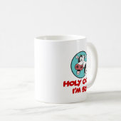 Mug Vache sainte j'ai 50 ans (Devant droit)