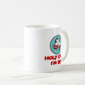 Mug Vache sainte j'ai 80 ans (Devant droit)