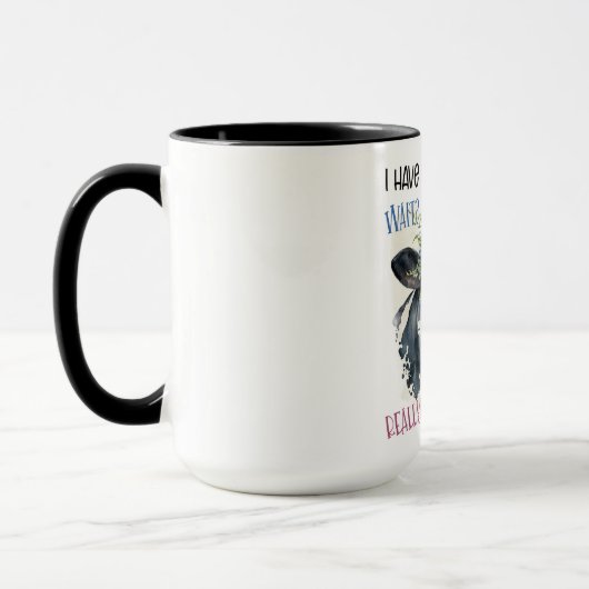 Mug Vache Sassy Drôle Avec Attitude (Gauche)