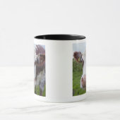 Mug Vache simple peerring dans l'appareil-photo (Centre)