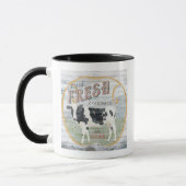 Mug Vache vintage de crème fraîche (Gauche)
