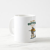 Mug Vacher Drôle Buvant du Whisky (Devant gauche)