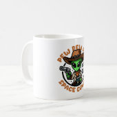 Mug Vacher spatial drôle d'alien (Devant gauche)