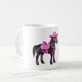 Mug Vacherine Rose Howdy Cheval (Devant gauche)