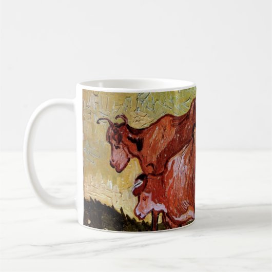 Mug Vaches (après Jordaens) par Vincent van Gogh (Gauche)