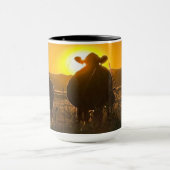 Mug Vaches au coucher du soleil (Centre)