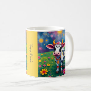 Mug Vaches colorées du Diwali dans des déguisements fe