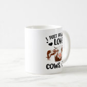 Mug Vaches cool Pour Hommes Femme Louveur De Vache Far (Devant droit)
