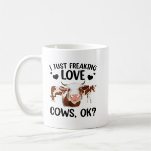 Mug Vaches cool Pour Hommes Femme Louveur De Vache Far