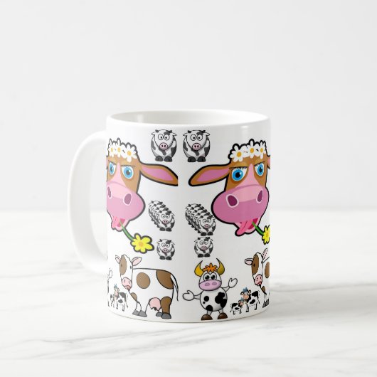Mug vaches de muscade (Devant gauche)