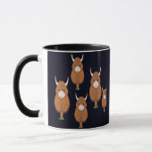 Mug Vaches écossaises amusantes (Gauche)