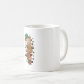 Mug Vaches empilées mignonnes St Patrick Gravure vinta (Devant droit)