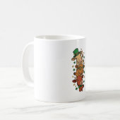 Mug Vaches empilées mignonnes St Patrick Gravure vinta (Devant gauche)