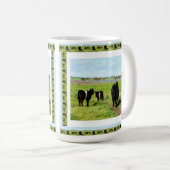 Mug Vaches Galloway Ceinturées, Mère Et Bébé, (Devant droit)