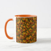Mug Vaches Highland Dans Crisscross Tartan, (Gauche)