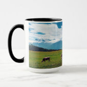Mug Vaches joyeuses sur la ferme en Suisse (Gauche)