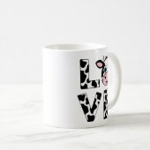 Mug Vaches mignonnes J'aime (Devant droit)