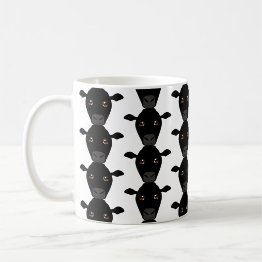Mug Vaches noires sur la boue (Gauche)
