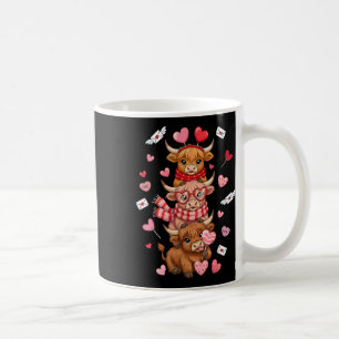 Mug Vaches occidentales mignonnes de la Saint-Valentin