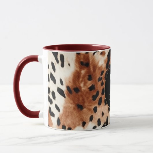 Mug Vachette animale à la crème Brown (Gauche)