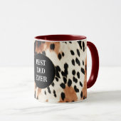 Mug Vachette animale à la crème Brown (Devant droit)