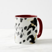 Mug Vachette blanche noire (Devant droit)