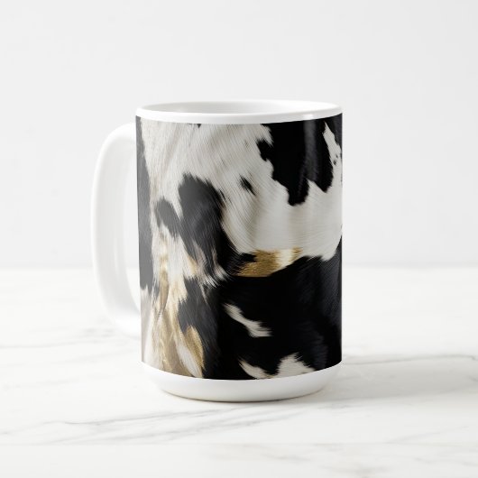 Mug Vachette blanche noire (Devant gauche)