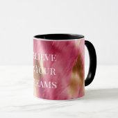Mug Vachette de cowgirl en or rose de l'Ouest (Devant droit)