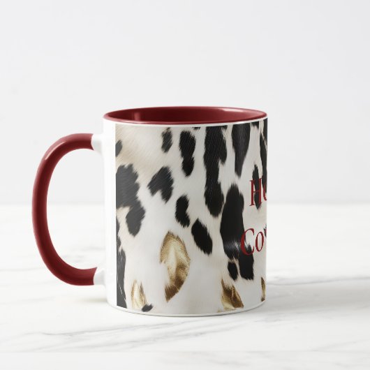Mug Vachette noire blanche sud-ouest (Gauche)