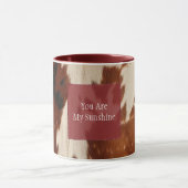 Mug Vachette noire Brown blanche occidentale (Centre)